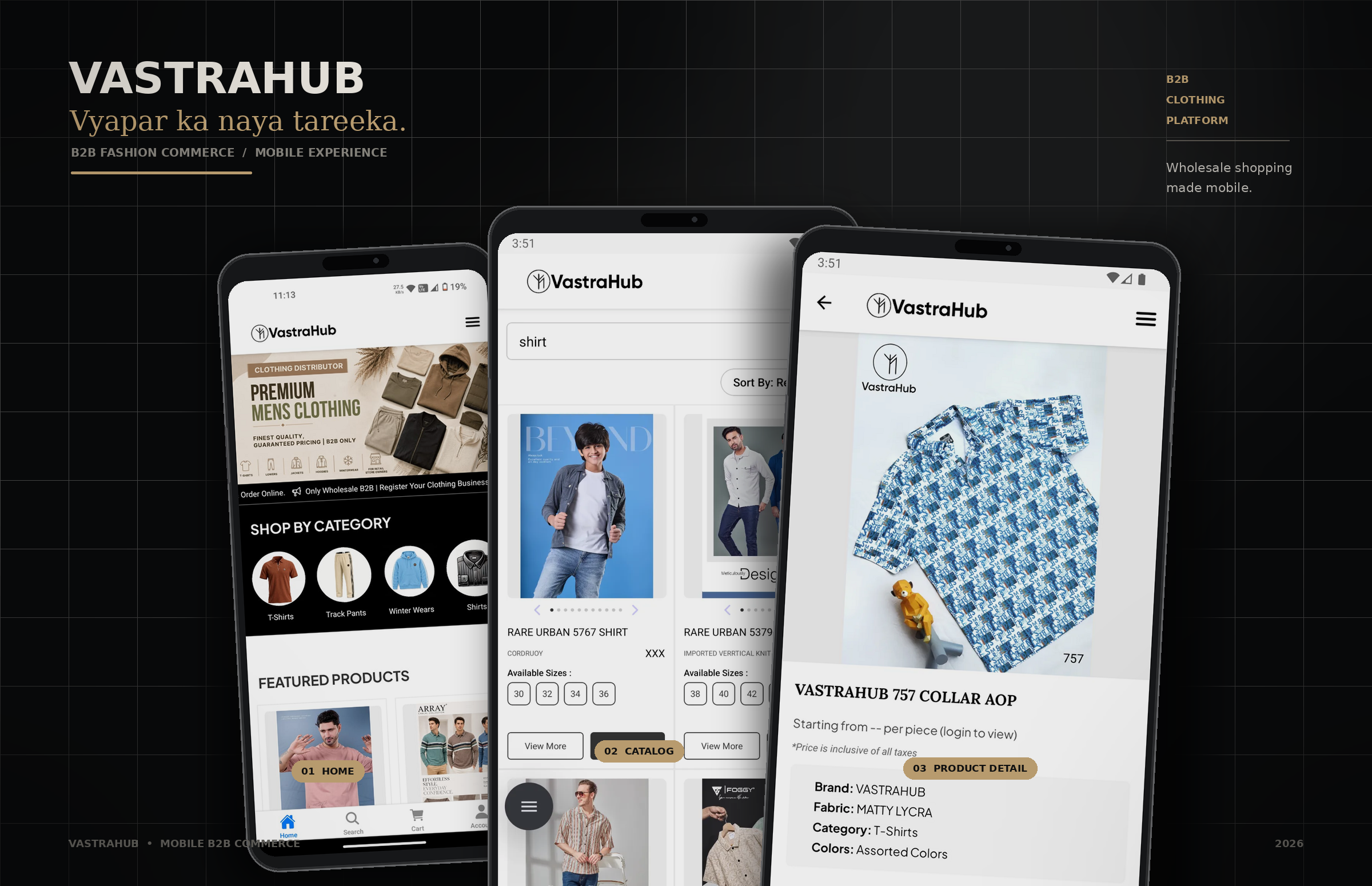 VastraHub – B2B Garments Commerce Platform